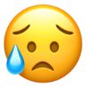 Sad emoji